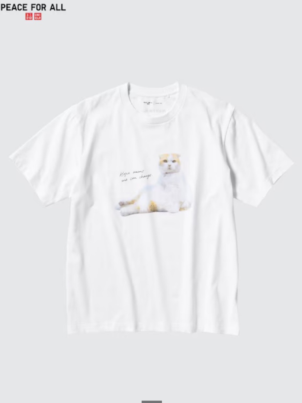 Uniqlo x Peace for All Cat Graphic T-Shirt
